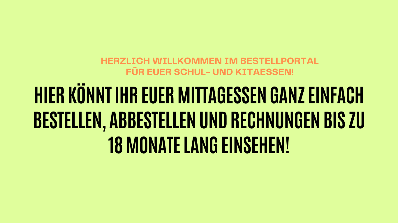 Hinweis Bestellfristen